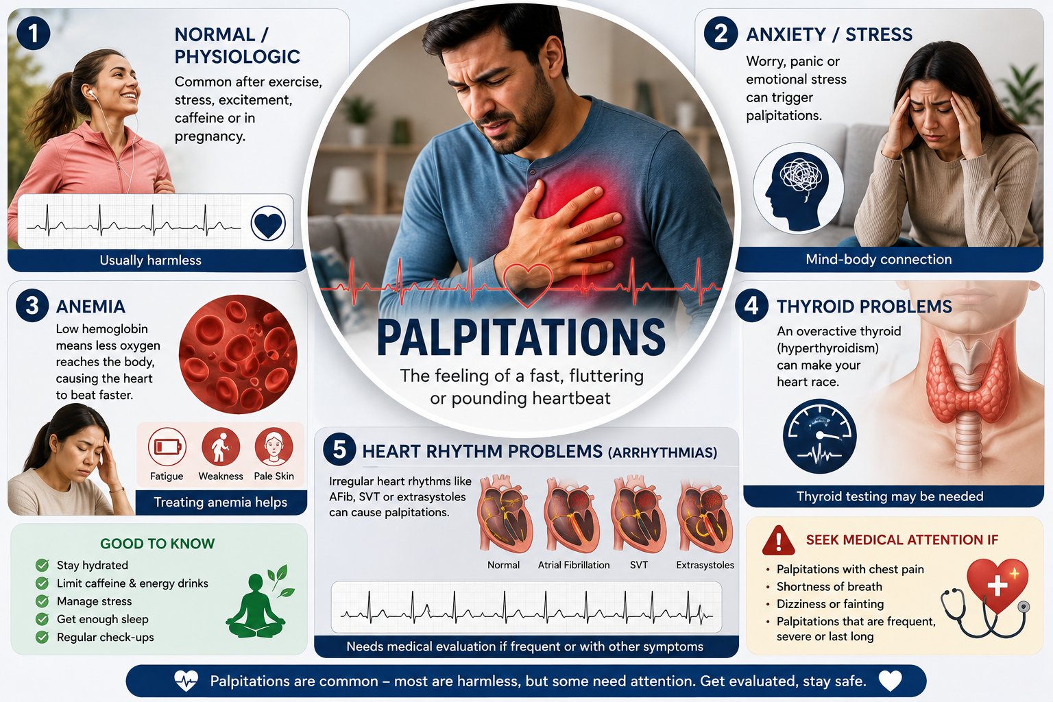 Common causes of Palpitations