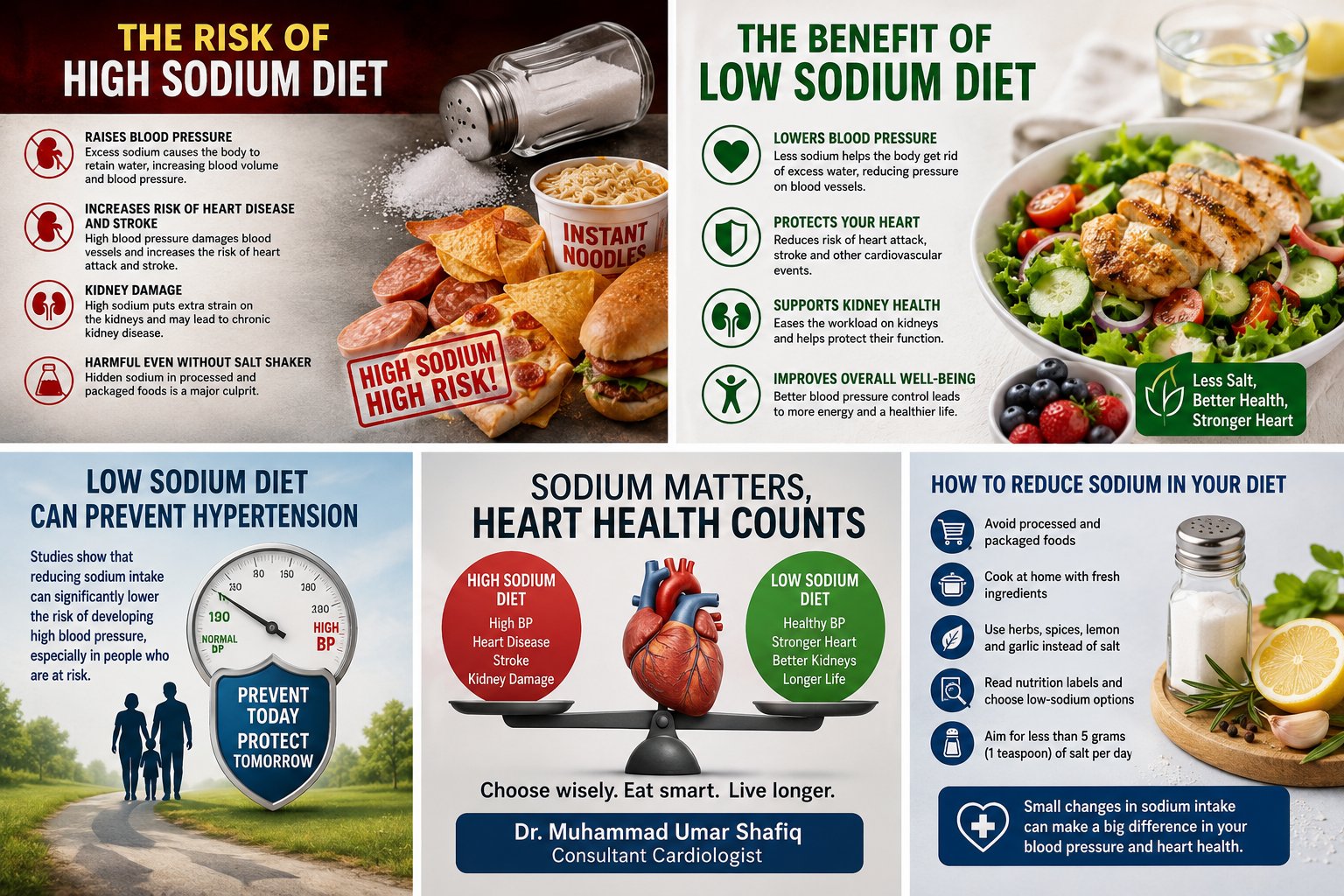 Low Salt intake benefits